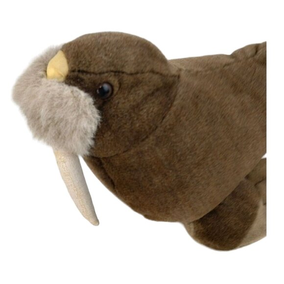 16 inch Vintage Walrus Stuffed Aquatic Ocean Sealife Animal by A and A Plush - Picture 10 of 13